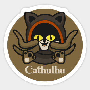 Cathulhu Sticker